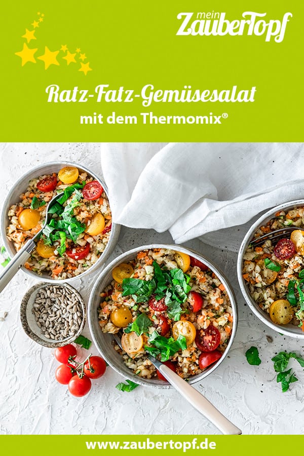 Ratz-Fatz-Gemüsesalat mit dem Thermomix® – Foto: Tina Bumann