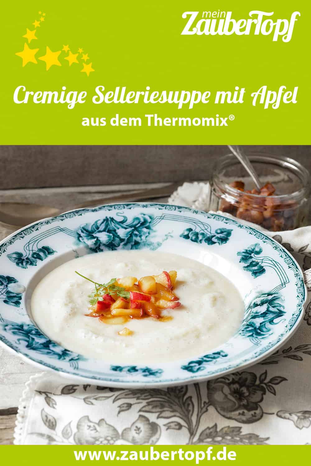 Cremige Selleriesuppe mit Apfel aus dem Thermomix® - Foto: Frauke Antholz