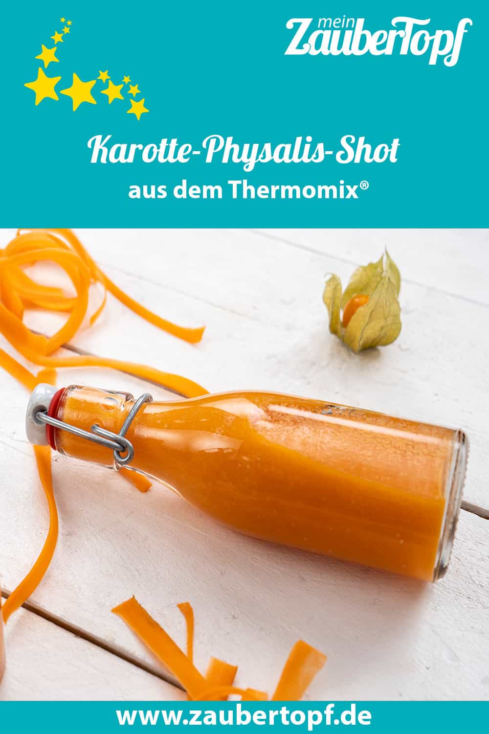 Karotte-Physalis-Shot aus dem Thermomix® - Foto: Morten Looft