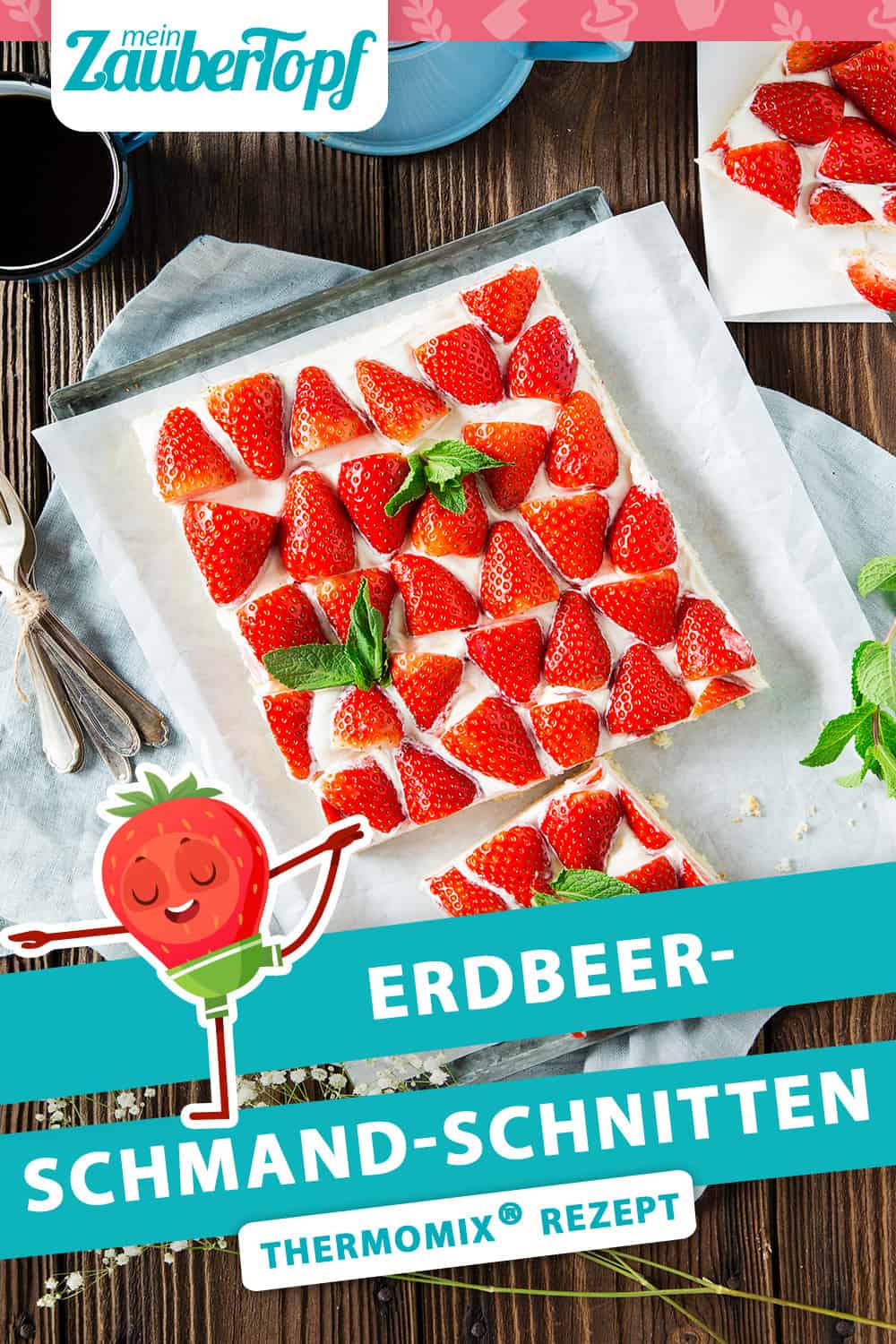 Erdbeer-Schmand-Schnitten vom Blech mit dem Thermomix® – Foto: Anna Gieseler