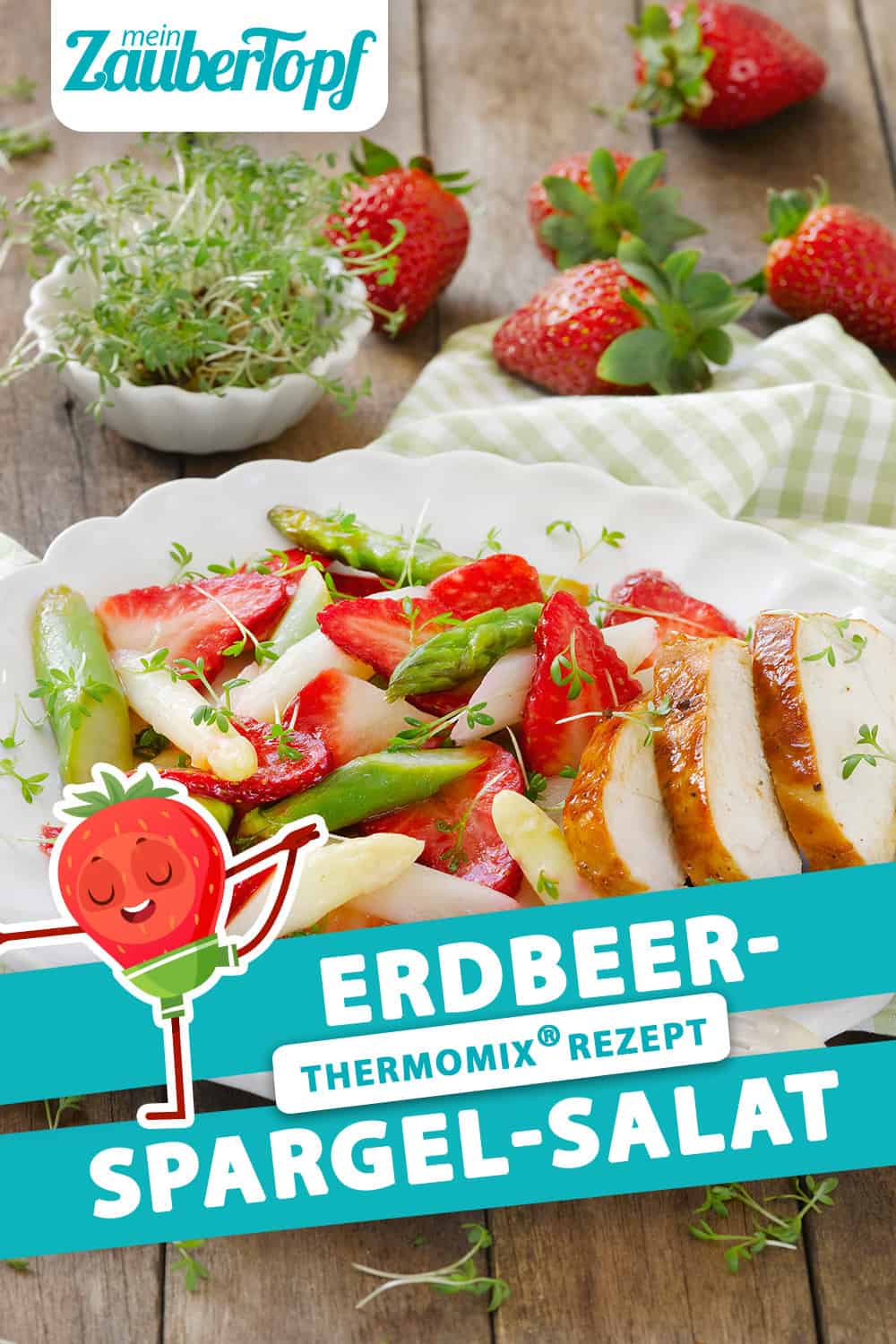 Erdbeer-Spargel-Salat mit dem Thermomix® – Foto: Frauke Antholz