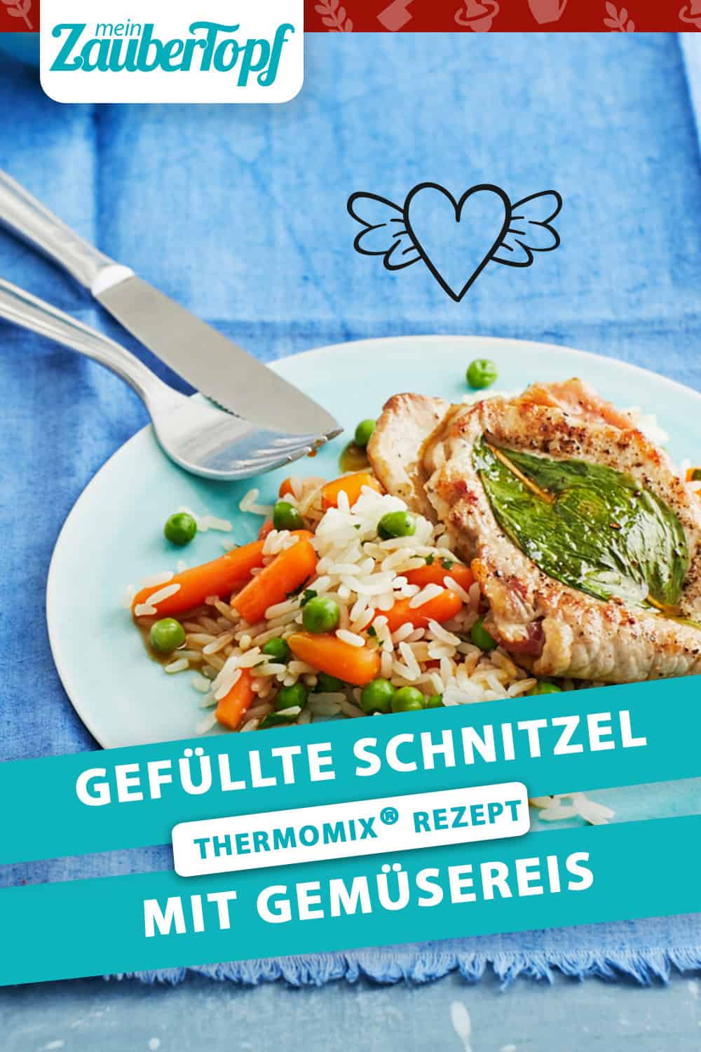 Gefüllte Schnitzel mit Gemüsereis mit dem Thermomix® - Foto: Jorma Gottwald 