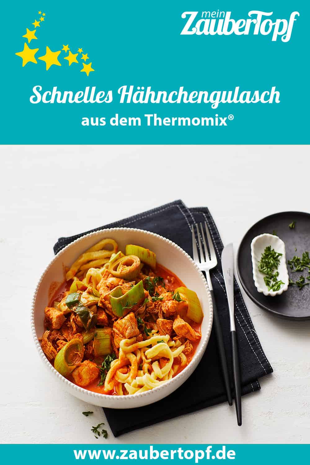 Schnelles Hähnchengulasch aus dem Thermomix® - Foto: Jorma Gottwald