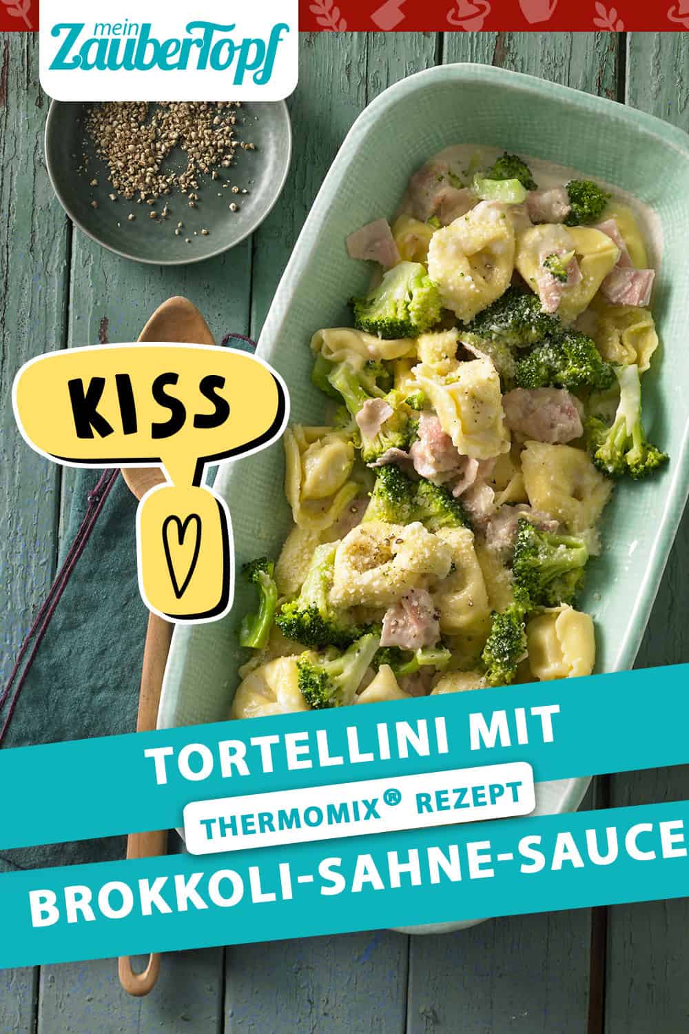 Tortellini mit Brokkoli-Sahne-Sauce aus dem Thermomix® - Foto: Thomas Neckermann