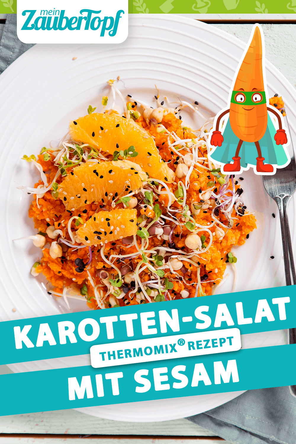 Karottensalat mit Sesam – Foto: Anna Gieseler