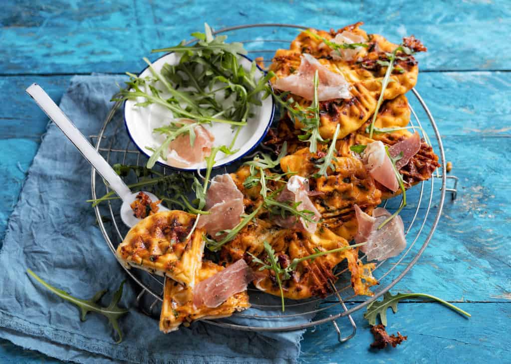 Schnelle Pizzawaffeln mit dem Thermomix® – Foto: Frauke Antholz