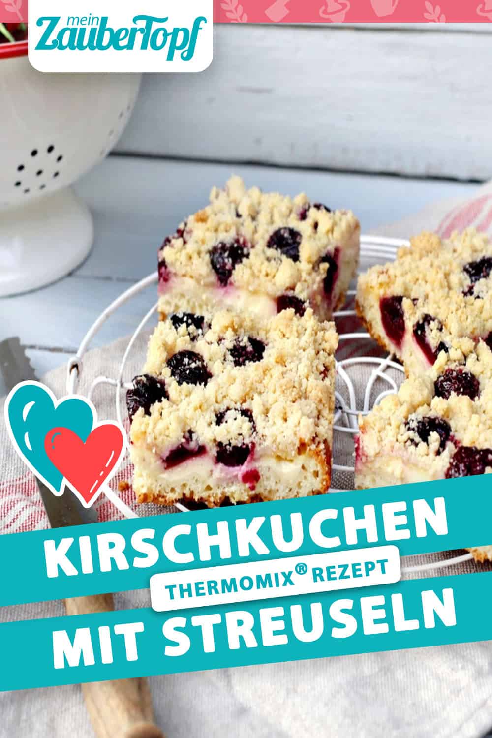 Kirschkuchen mit Streuseln mit dem Thermomix® – Foto: Alexandra Panella