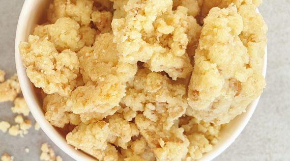 Gebackene Streusel mit dem Thermomix® – Foto: Nicole Stroschein