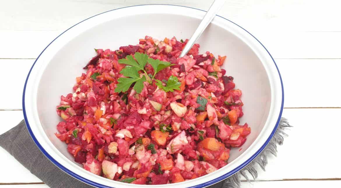 Rote-Bete-Salat mit Zucchini