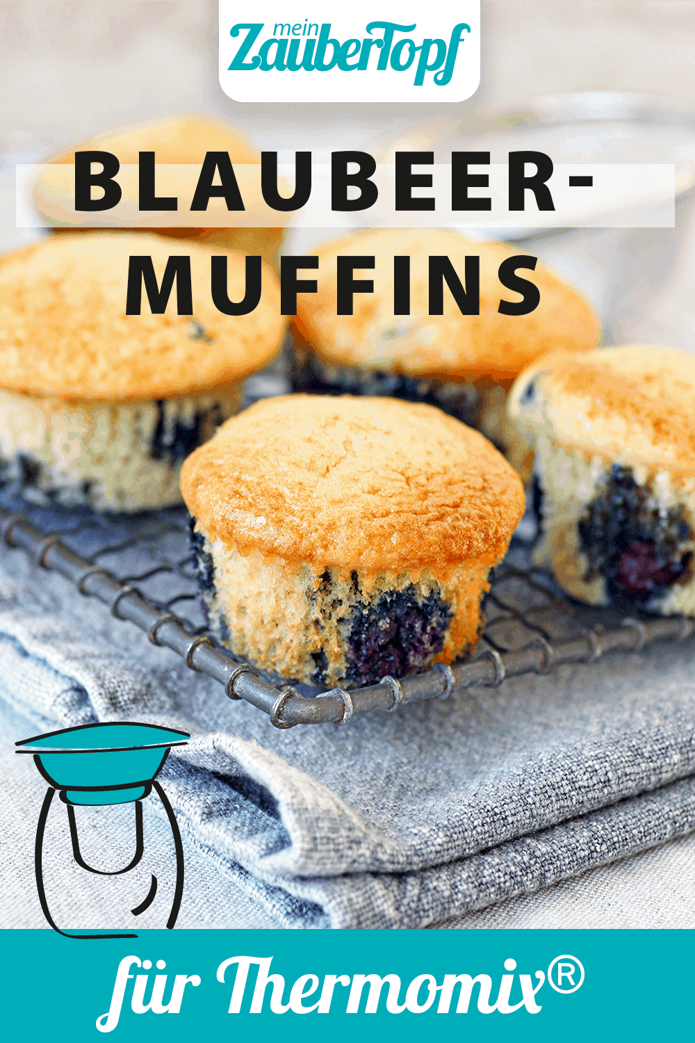 Softe Blaubeermuffins mit dem Thermomix® – Foto: Alexandra Panella