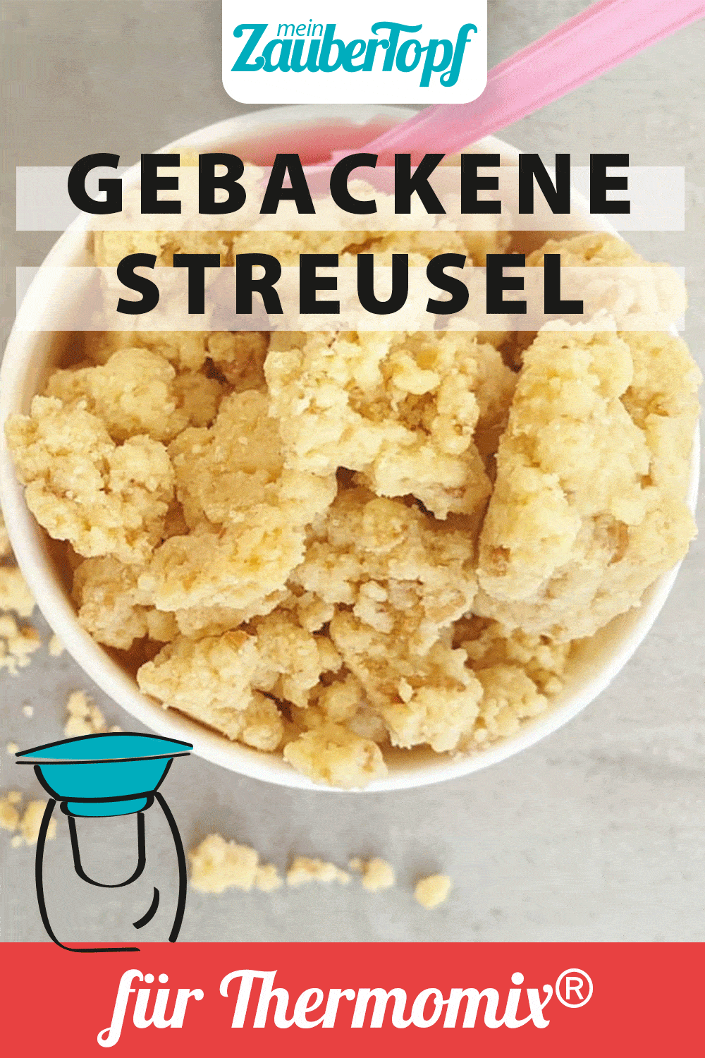 Gebackene Streusel mit dem Thermomix® – Foto: Nicole Stroschein