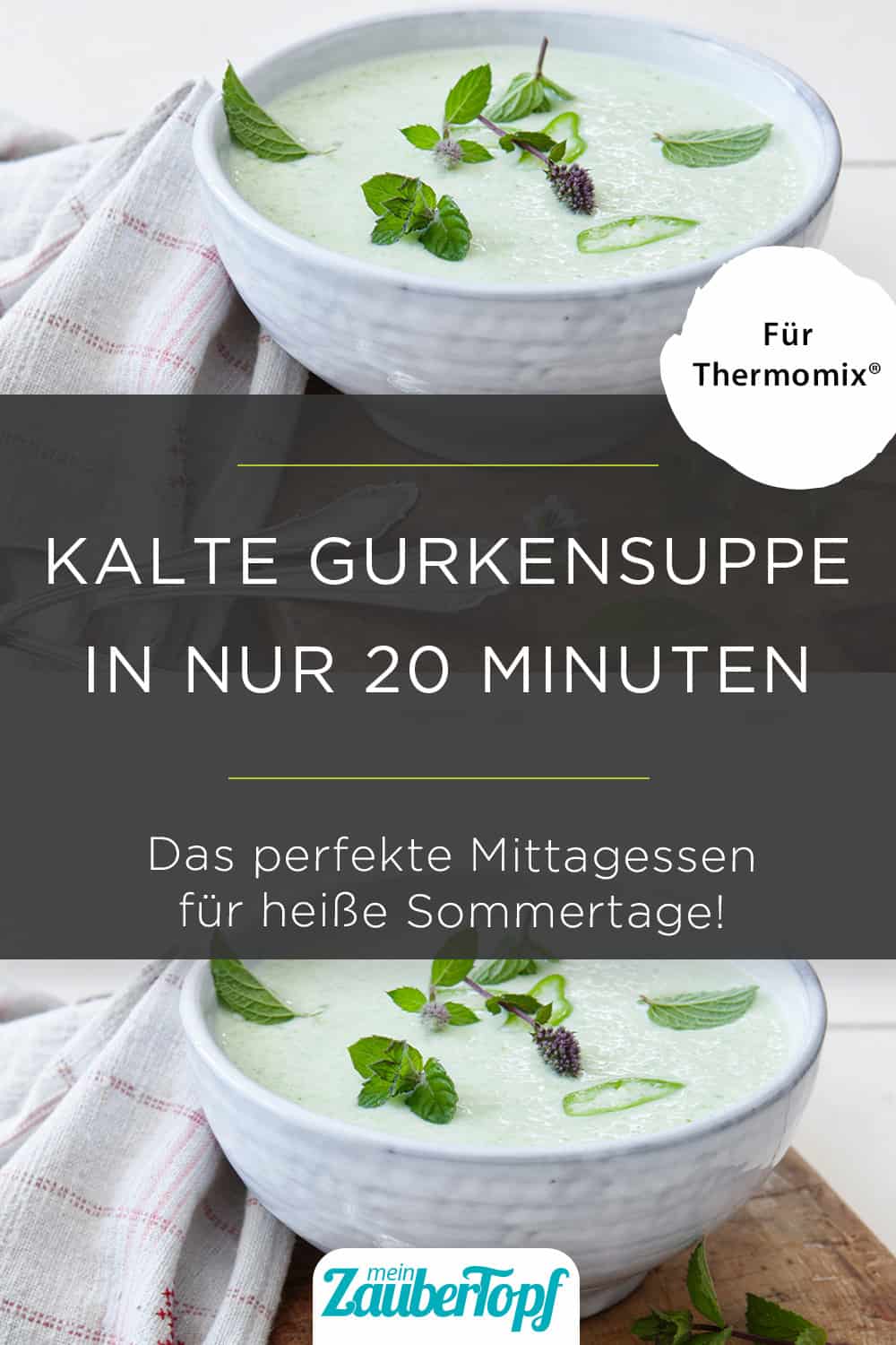 Kalte Gurkensuppe aus dem Thermomix® - Foto: Frauke Antholz