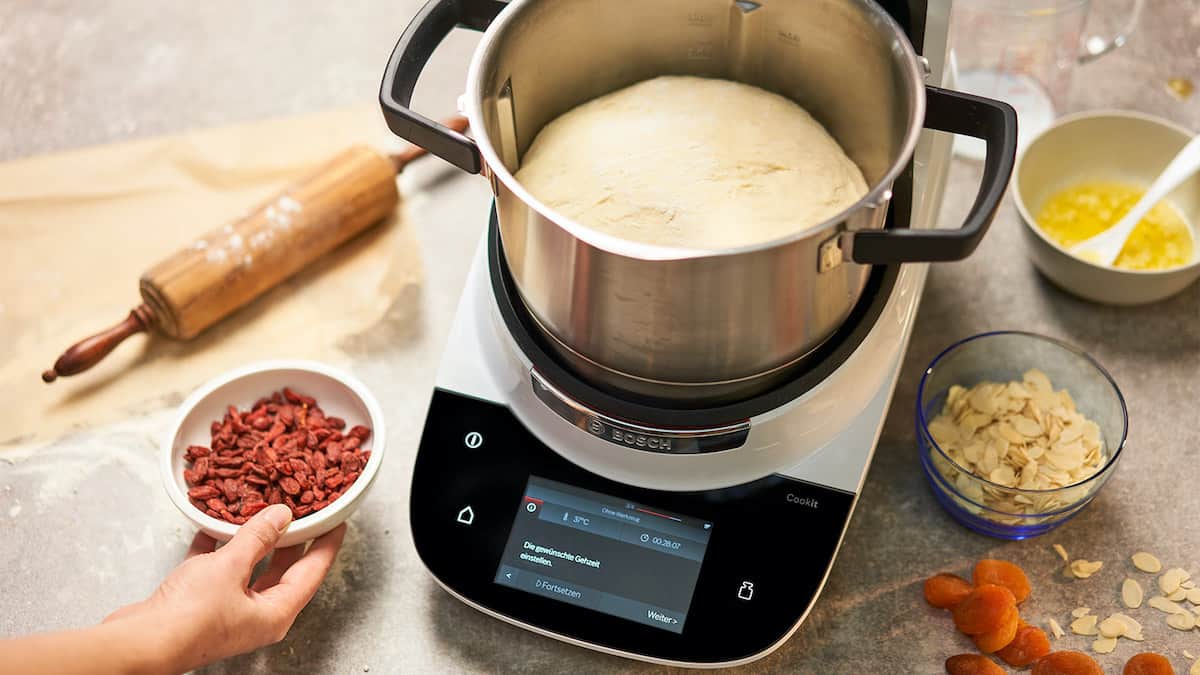 Bosch Cookit Funktionen. Teig gehen lassen