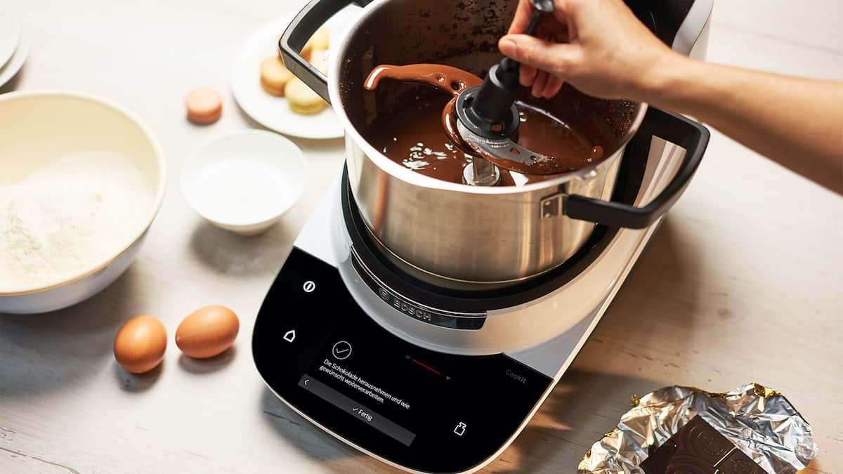 Bosch Cookit Funktionen. Schokolade schmelzen