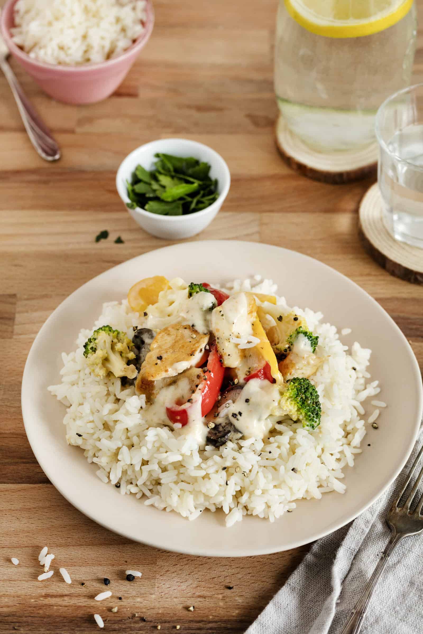 Hahnchen Mit Reis Und Gemuse Thermomix