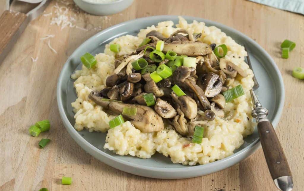 Pilzrisotto mit gebratenen Pilzen mit dem Thermomix®