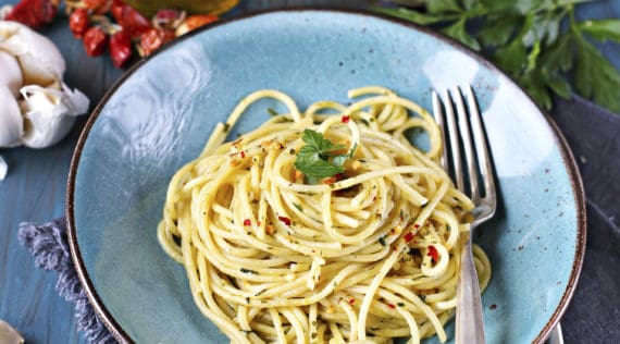 Spaghetti aglio, olio e peperoncino mit dem Thermomix® – Foto: Alexandra Panella