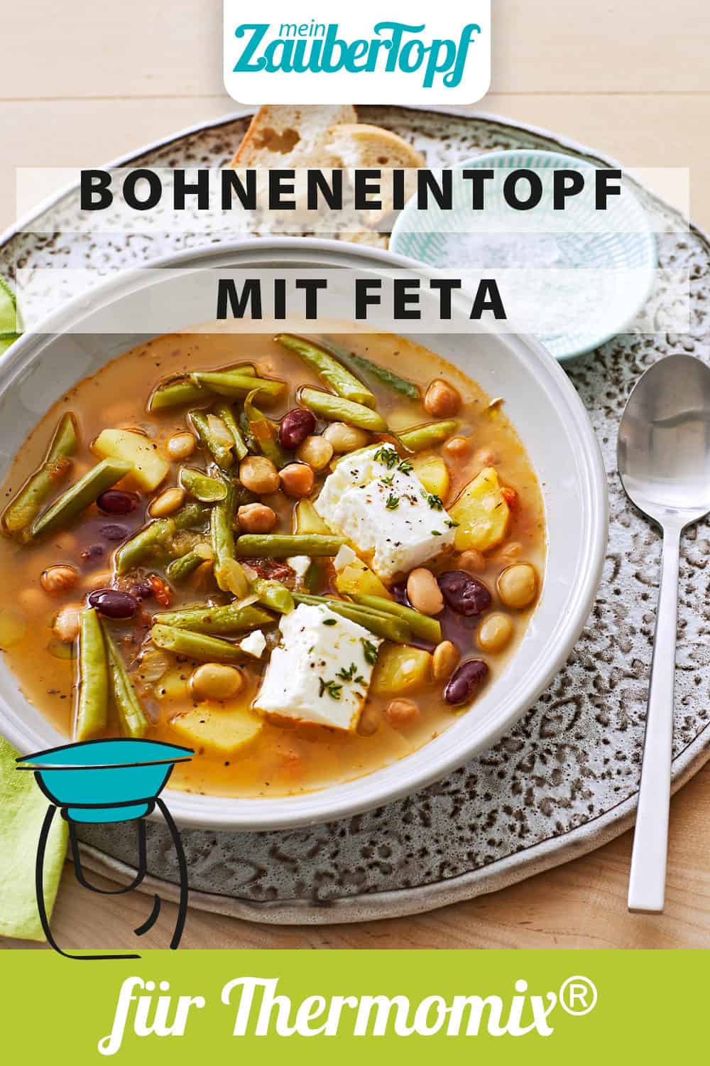 Bohneneintopf mit Feta aus dem Thermomix® - Foto: Jorma Gottwald