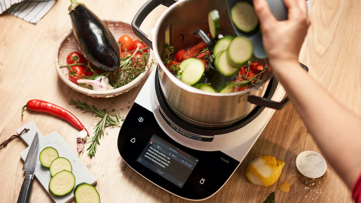 Bosch Cookit Funktionen. Gemüse anbraten