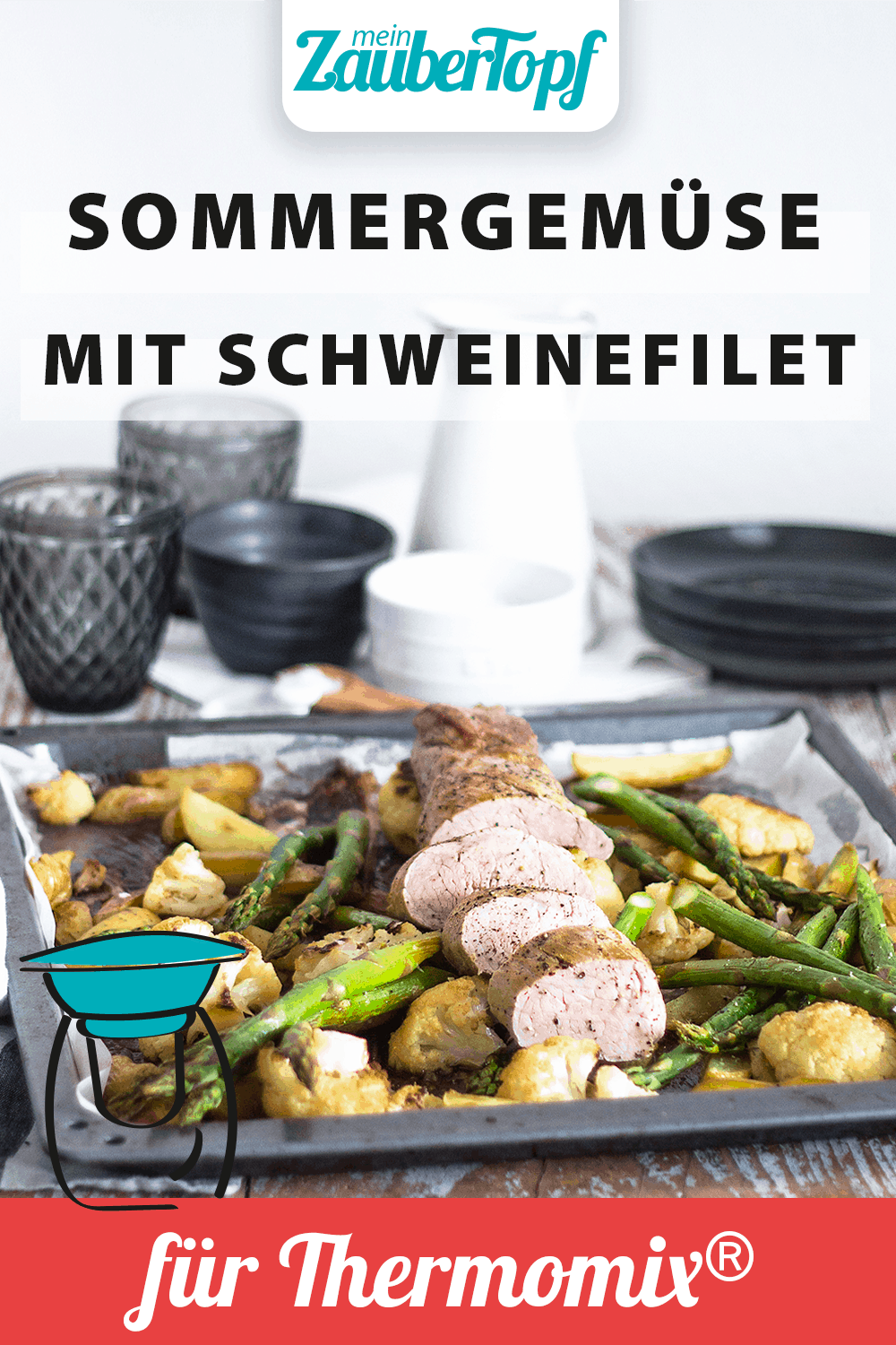 Sommergemüse mit Schweinefilet mit dem Thermomix® – Foto: Tina Bumann