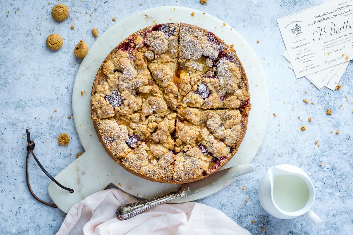 mürbeteig zwetschgenkuchen blech Zwetschgenkuchen vom blech mit streuseln