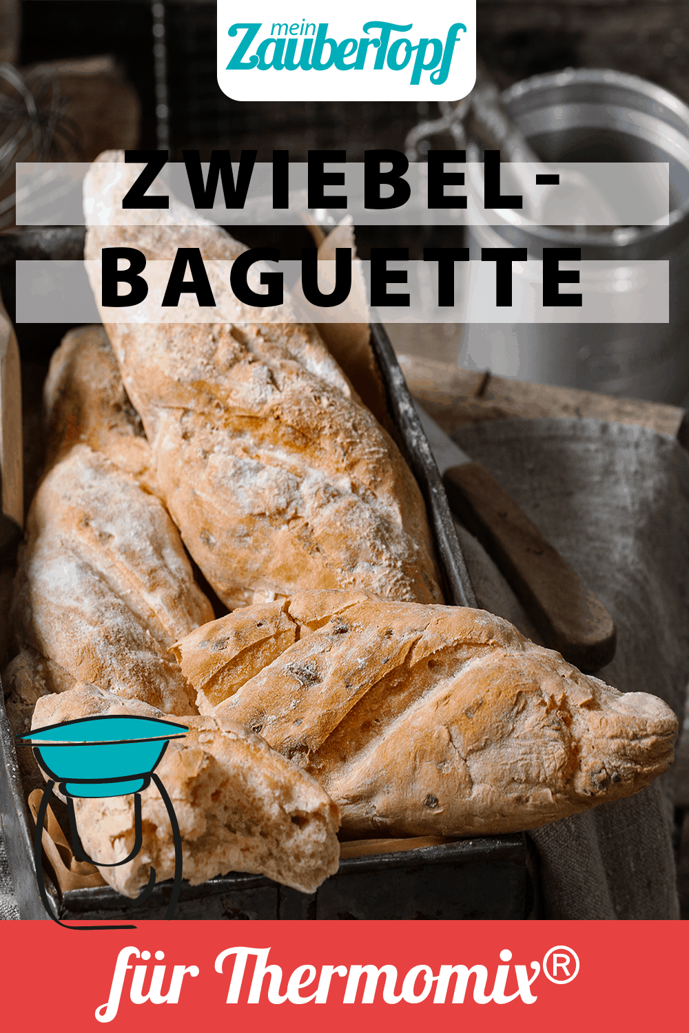 Zwiebelbaguette mit dem Thermomix® – Foto: Frauke Antholz