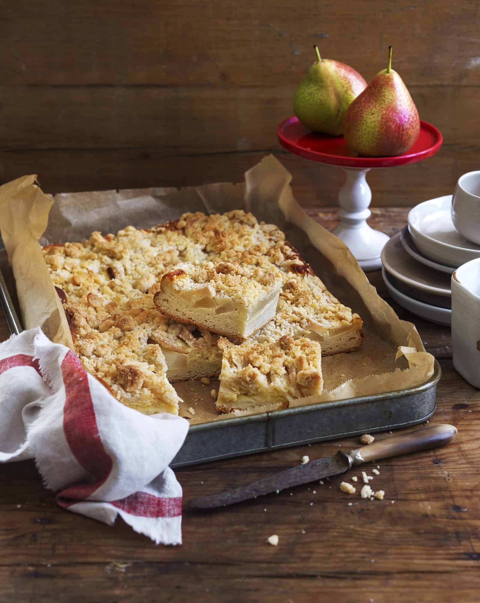 Birnenkuchen mit Streuseln mit dem Thermomix® - Foto: Ira Leoni