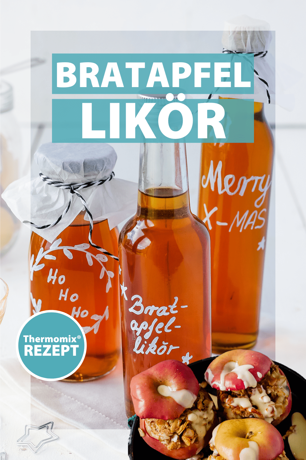 Weihnachtlicher Bratapfellikör aus dem Thermomix® - Foto: Désirée Peikert