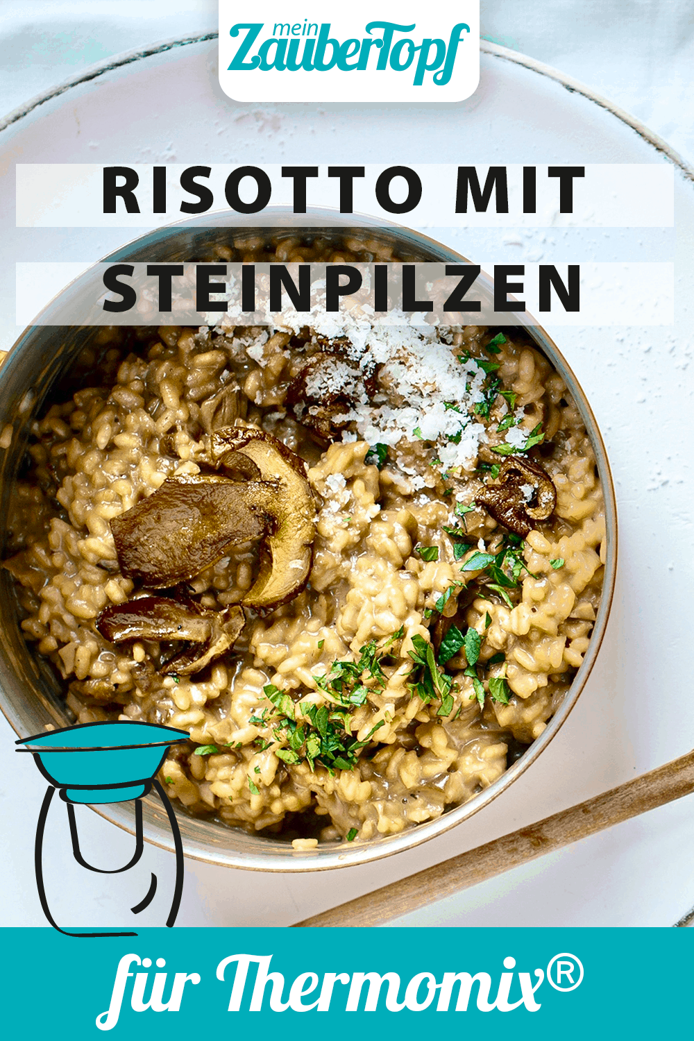 Risotto mit Steinpilzen und Hagebuttensauce aus dem Thermomix® - Foto: Katharina Küllmer