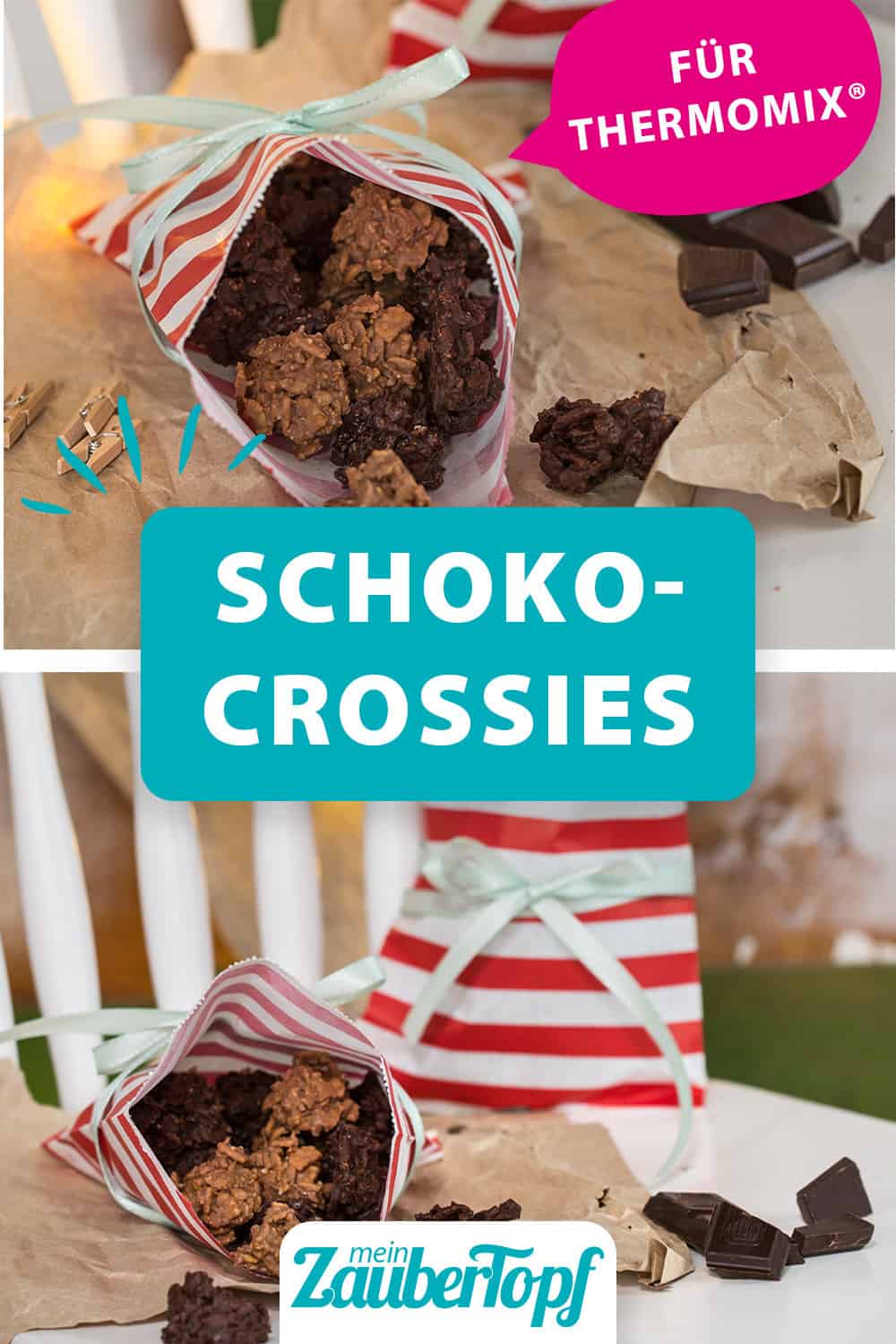 Schoko-Crossies mit zwei Sorten Schokolade aus dem Thermomix® - Foto: Kathrin Knoll