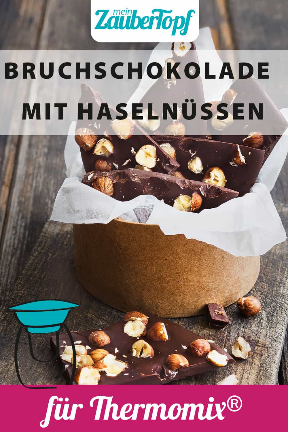 Bruchschokolade mit Haselnüssen aus dem Thermomix® - Foto: Ira Leoni