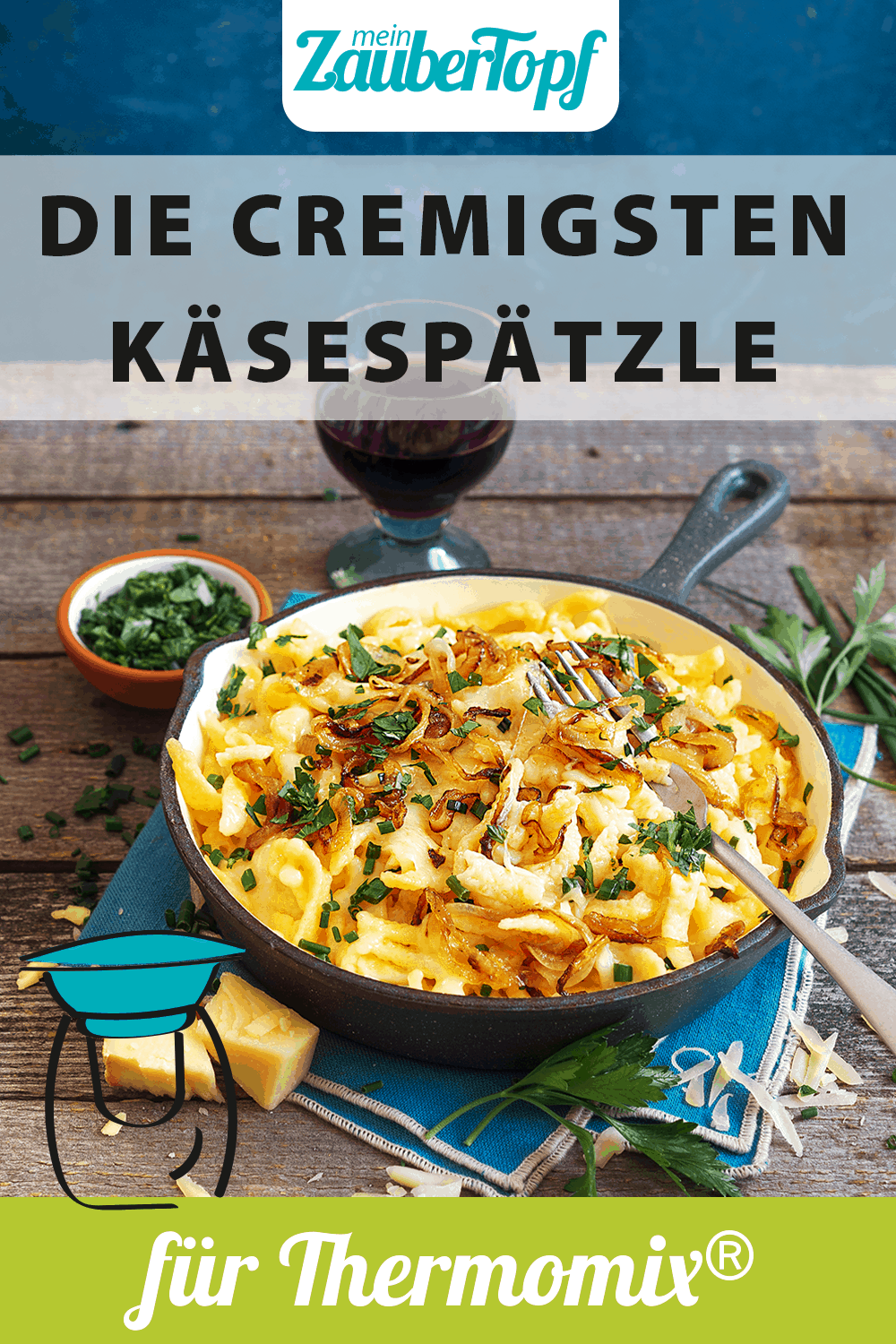 Käsespätzle mit gerösteten Zwiebeln – Foto: Ira Leoni