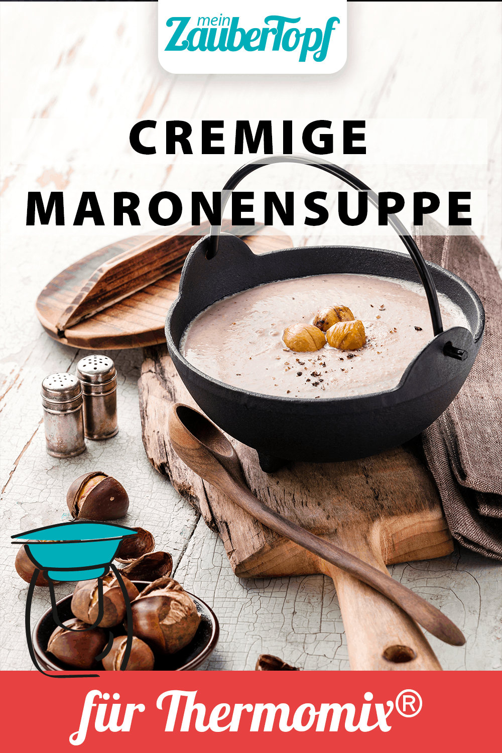 Cremige Maronensuppe mit dem Thermomix® – Foto: Shutterstock