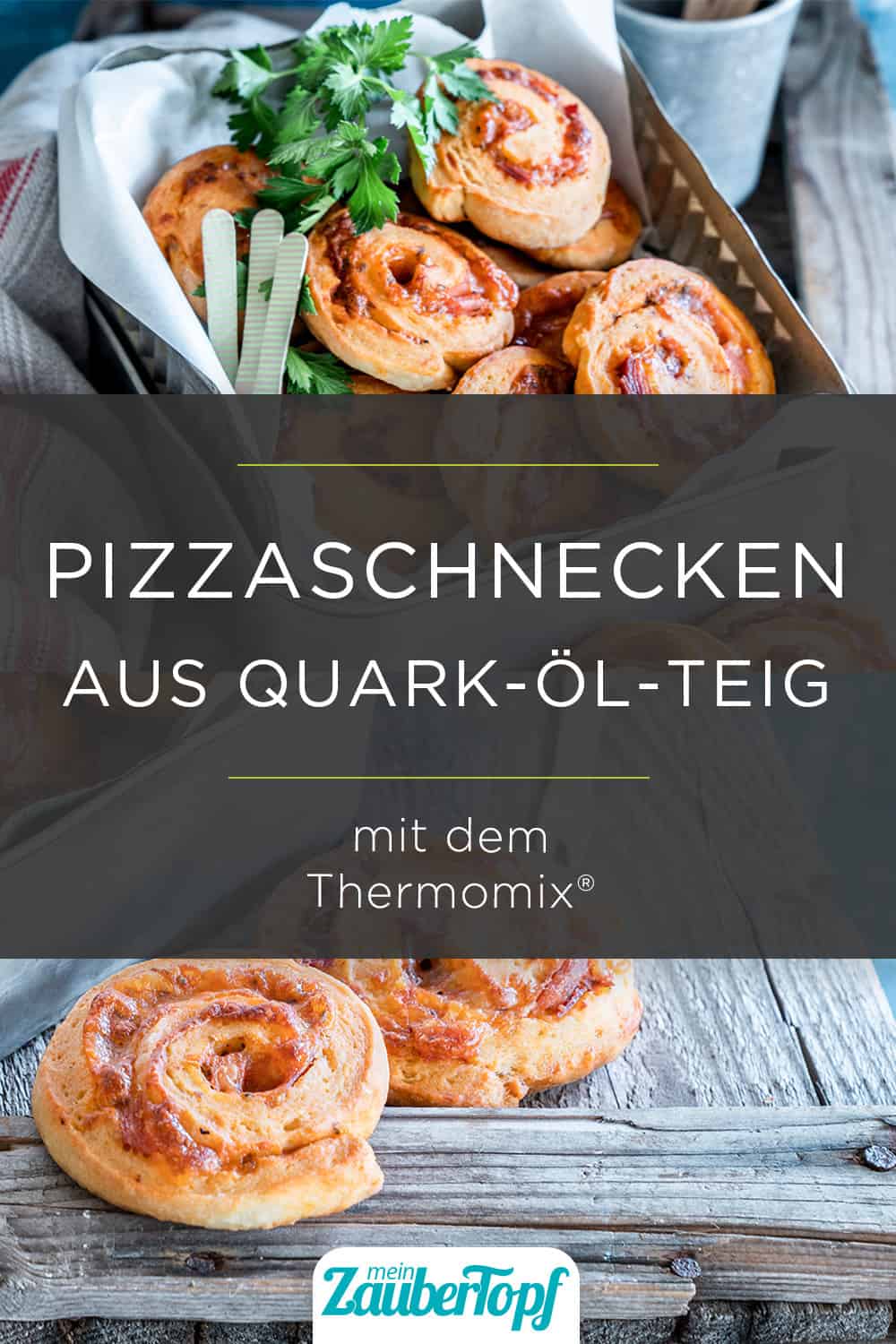 Pizzaschnecken aus Quark-Öl-Teig mit dem Thermomix® - Foto: Tina Bumann