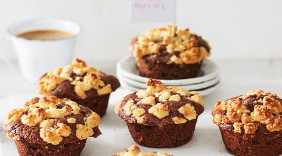 Schoko-Streusel-Muffins – Rezept für den Thermomix®