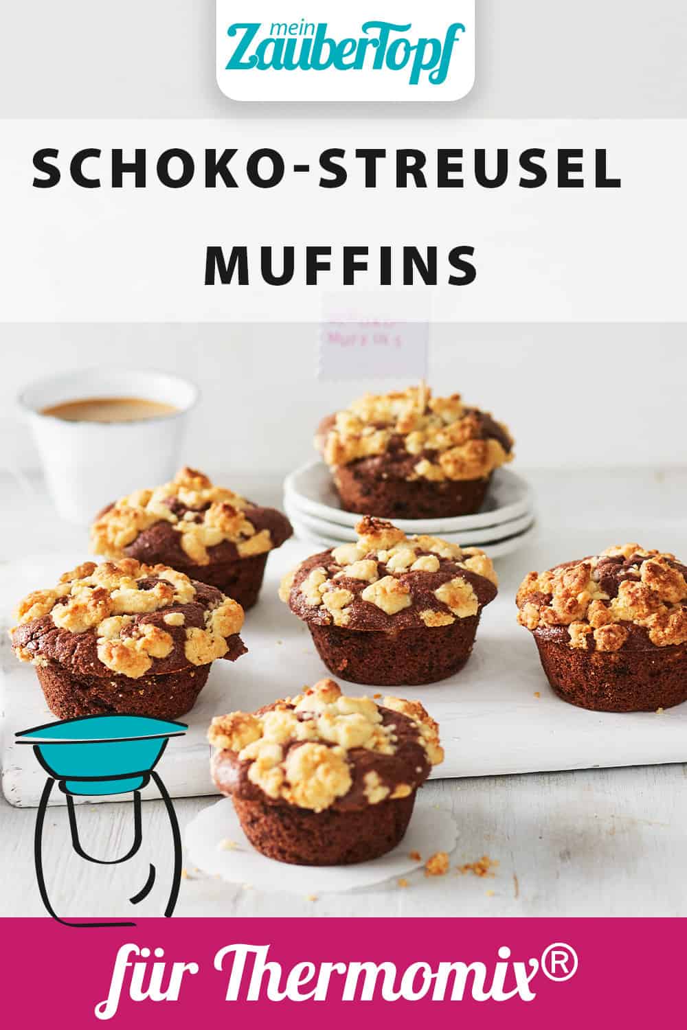 Schoko-Streusel-Muffins aus dem Thermomix® - Foto: Foto: Jorma Gottwald