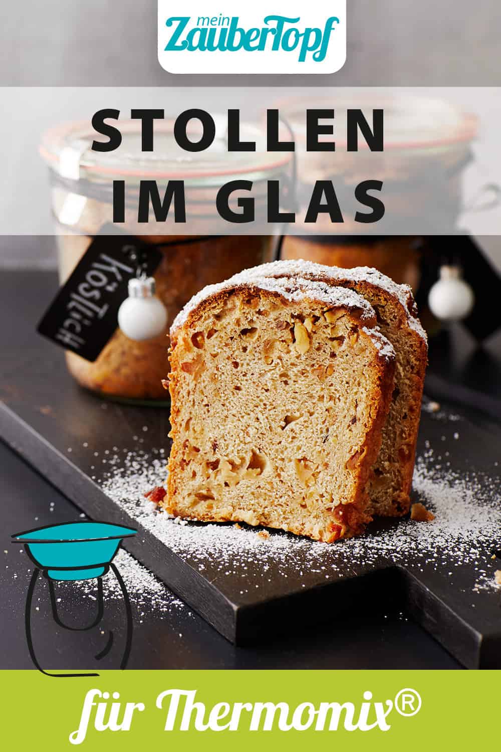 Kleine Stollen im Glas mit dem Thermomix® - Foto: Foto: Jorma Gottwald