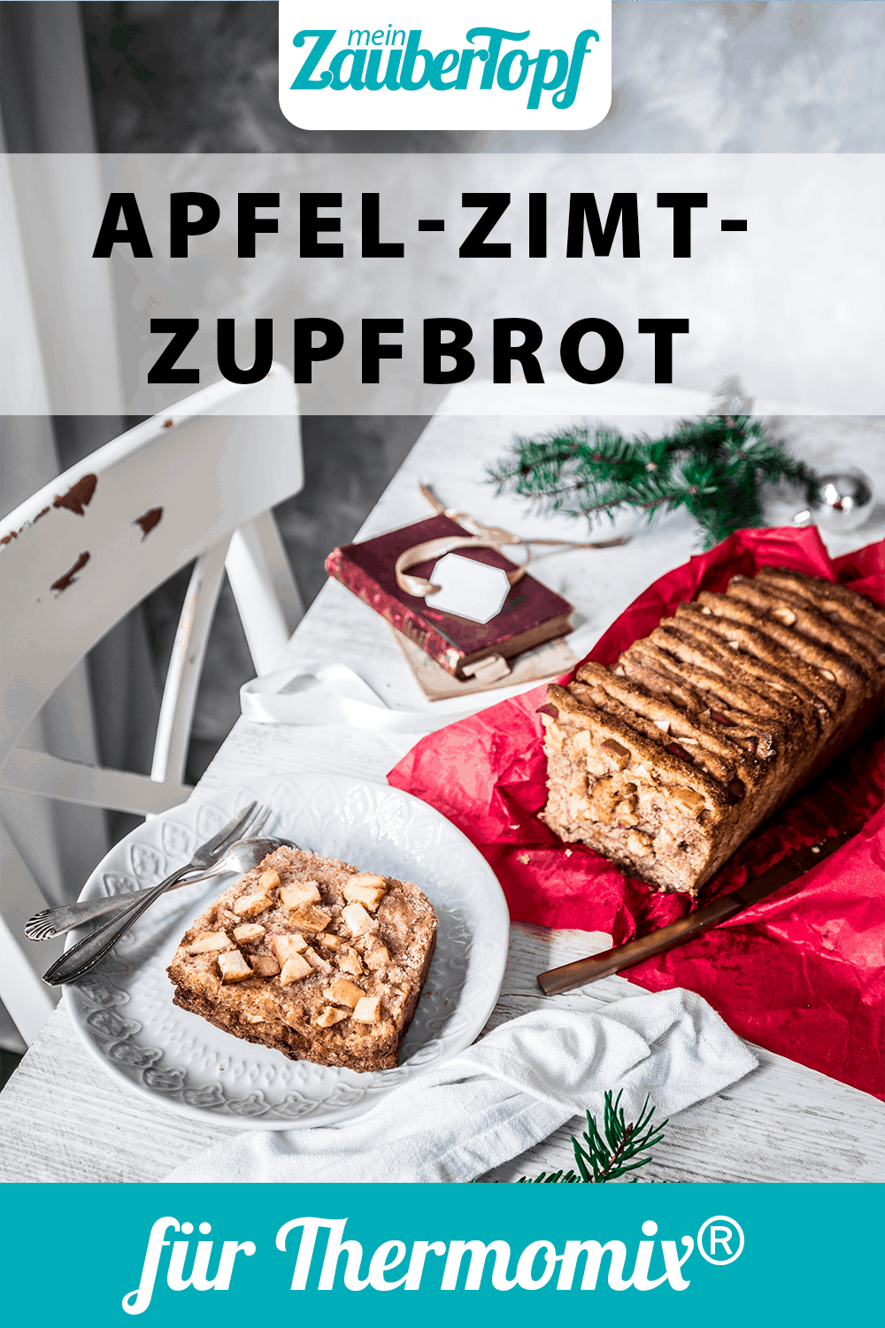 Apfel-Zimt-Zupfbrot mit dem Thermomix® – Foto: Katharina Küllmer