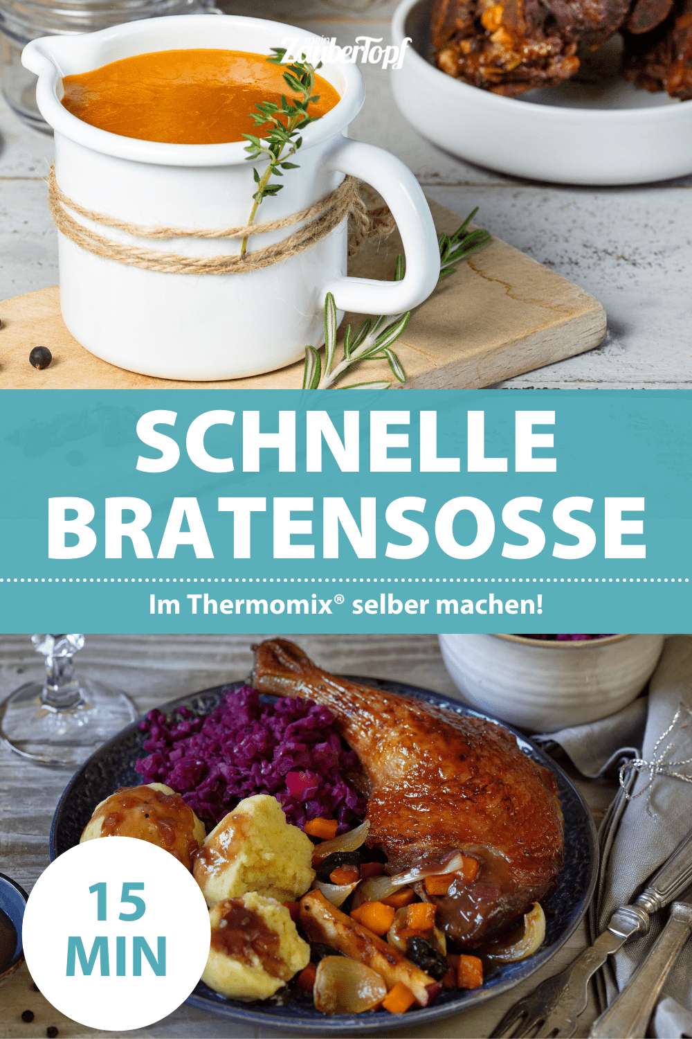 Bratensoße mit dem Thermomix® – Foto: Kathrin Knoll & Frauke Antholz