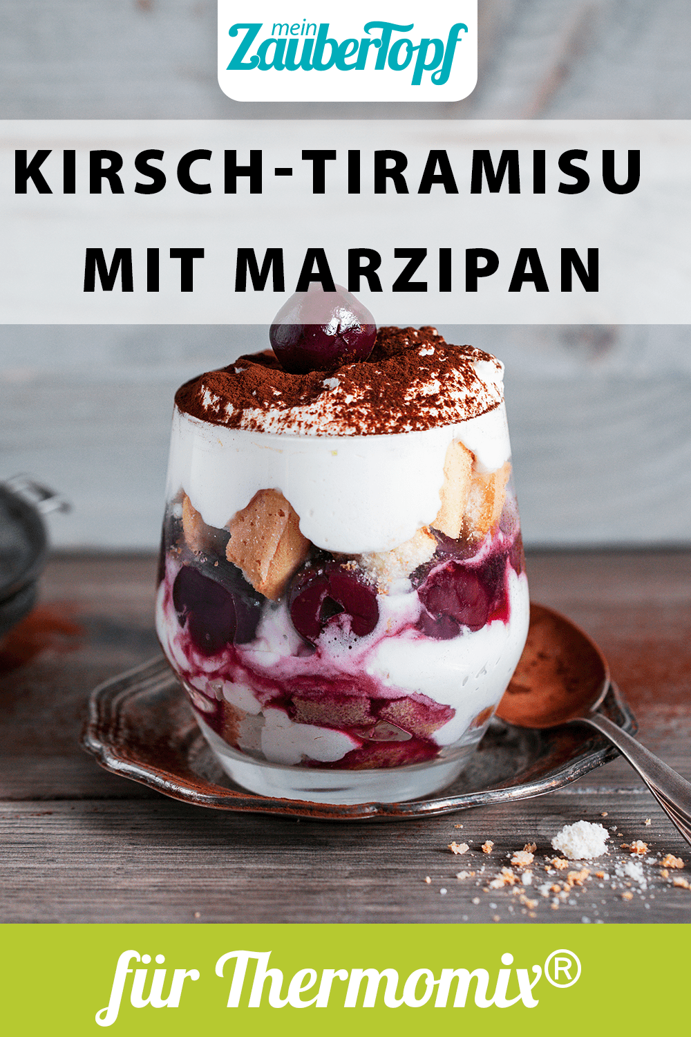 Kirsch-Tiramisu mit Marzipan aus dem Thermomix® - Foto: Anna Gieseler