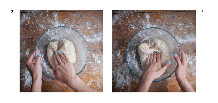 Brot falten, Sophia zeigt wie es geht – Foto: Sophia Handschuh