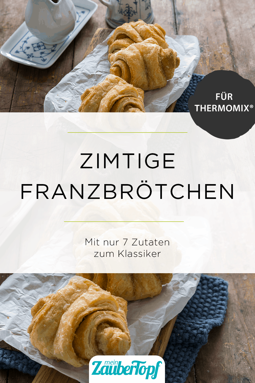 Perfekte Franzbrötchen mit dem Thermomix® - Foto: Tina Bumann