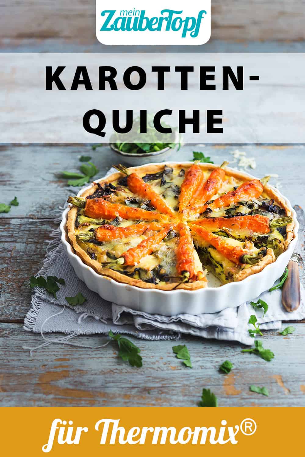 Karottenquiche mit Mangold und Schinken mit dem Thermomix® - Foto: Ira leoni