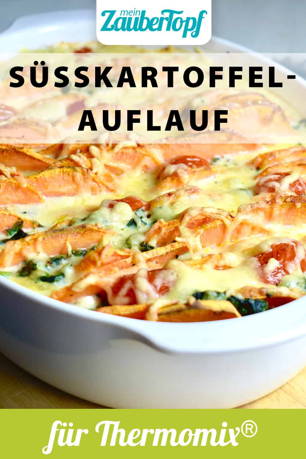 Süßkartoffelauflauf mit Spinat mit dem Thermomix® - Foto: Nicole Schmidt