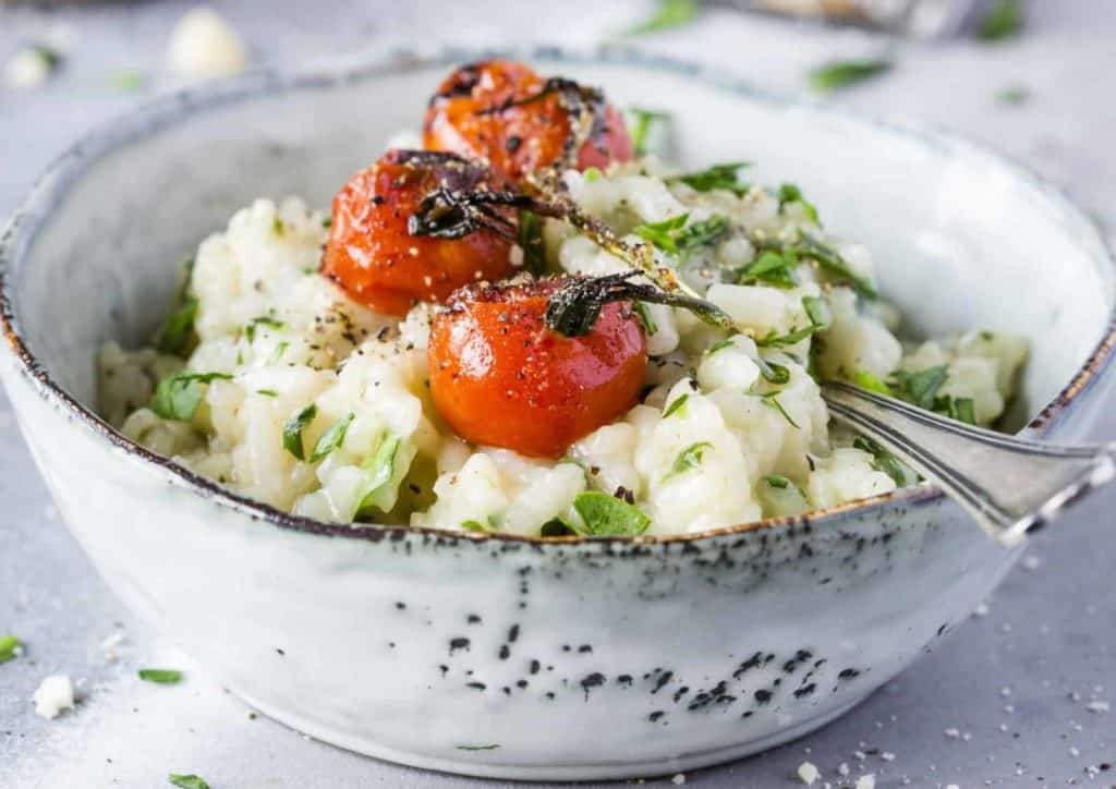 Bärlauch-Risotto mit Tomaten – Rezept für den Thermomix®