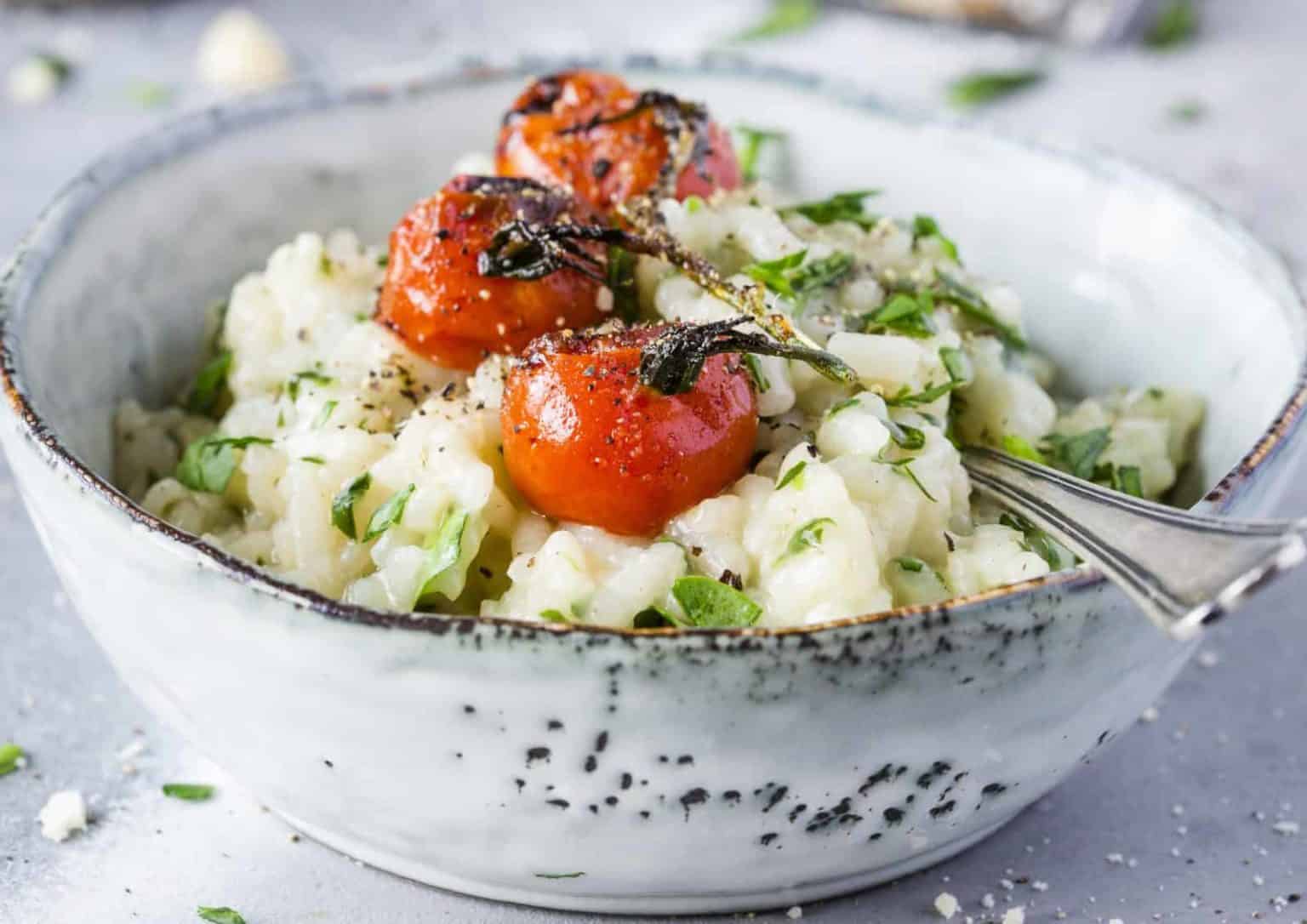 Bärlauch-Risotto mit Tomaten aus dem Varoma - Thermomix Rezepte Blogs