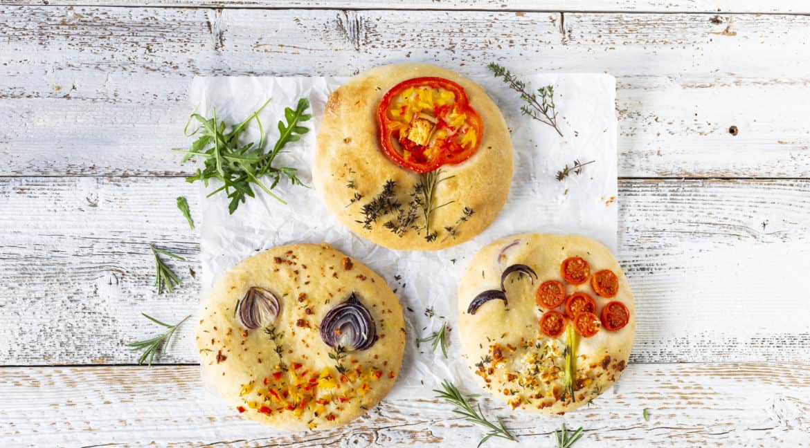 Focaccia Garden Minis