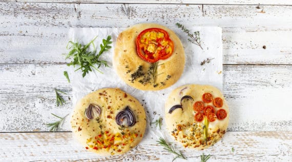 Focaccia Garden Minis mit dem Thermomix® – Foto: Kathrin Knoll