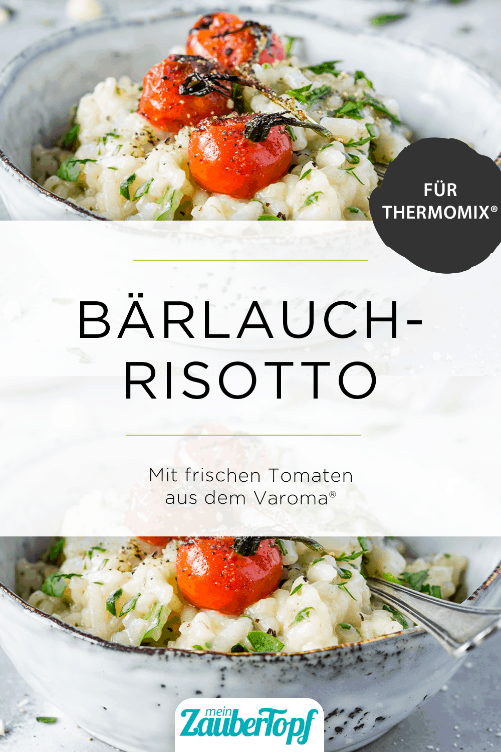 Bärlauch-Risotto mit Tomaten aus dem Varoma® -Foto: Désirée Peikert