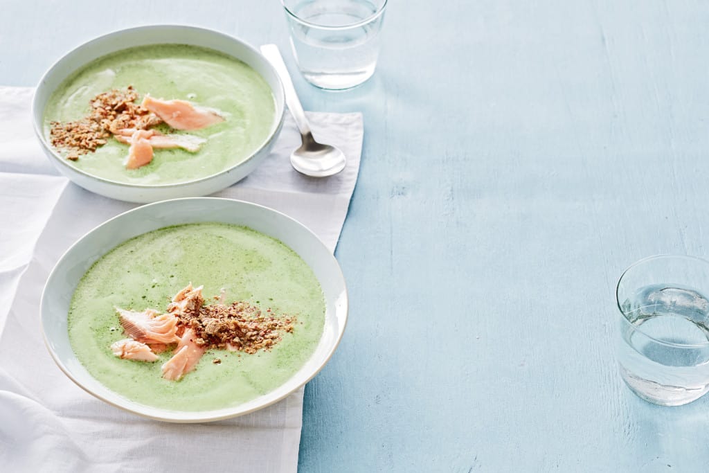 Bärlauchsuppe mit Lachs aus dem Thermomix®